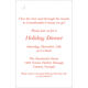 Home for the Holidays Die-cut Invitations Image 2 of 2